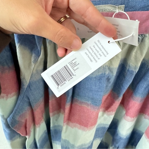 Outerknown Multicolor Large Miro Cotton Swing Babydoll Dress - Picture 7 of 7